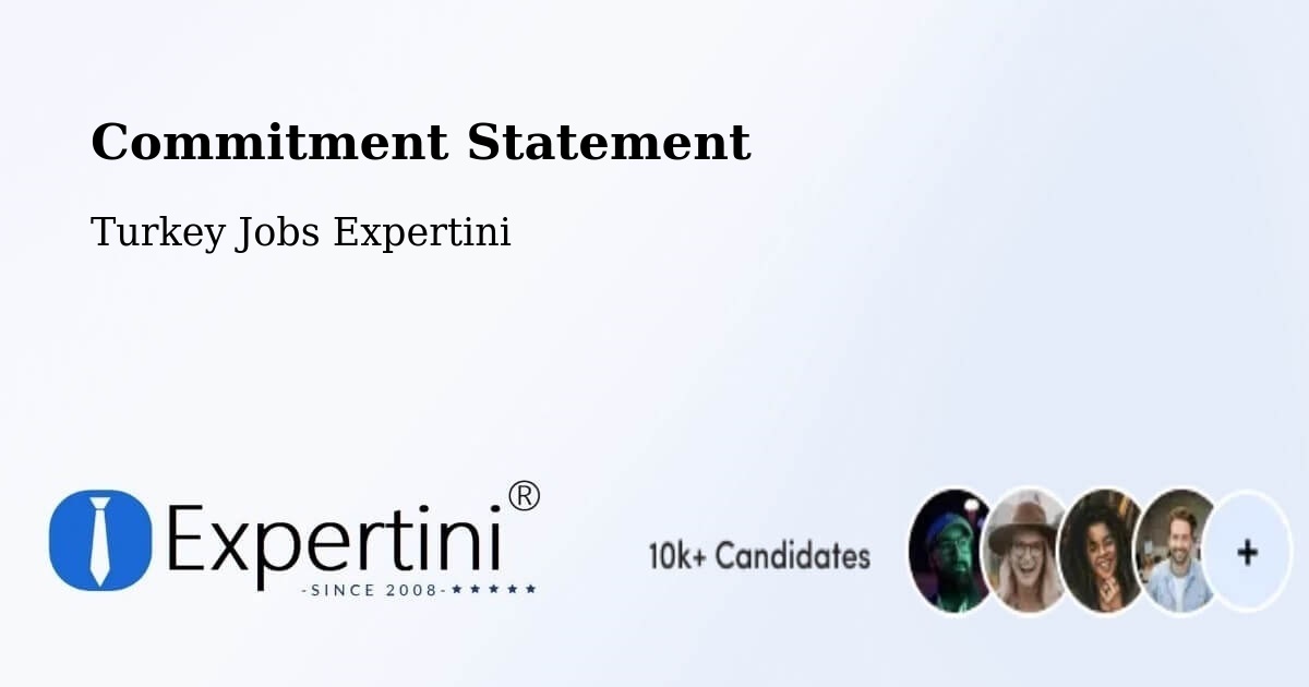 Corporate Commitment – Baliklidere - Turkey Jobs Expertini